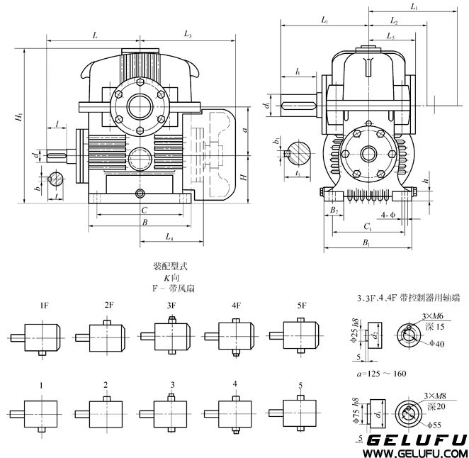 TP型平面包絡(luò)環(huán)面蝸桿減速機(jī)